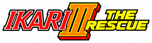Ikari III - The Rescue (USA) logo